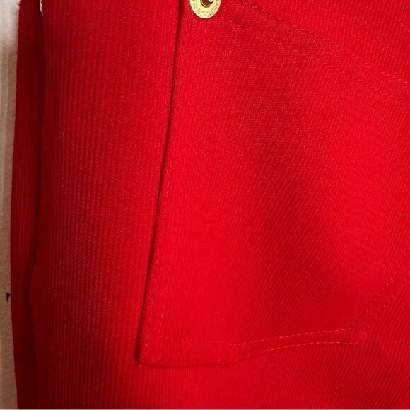 St. John sports by Marie gray minor ribbed ankle length pants - Picture 4 of 5